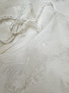 top femme Jacquard en soie et coton chic