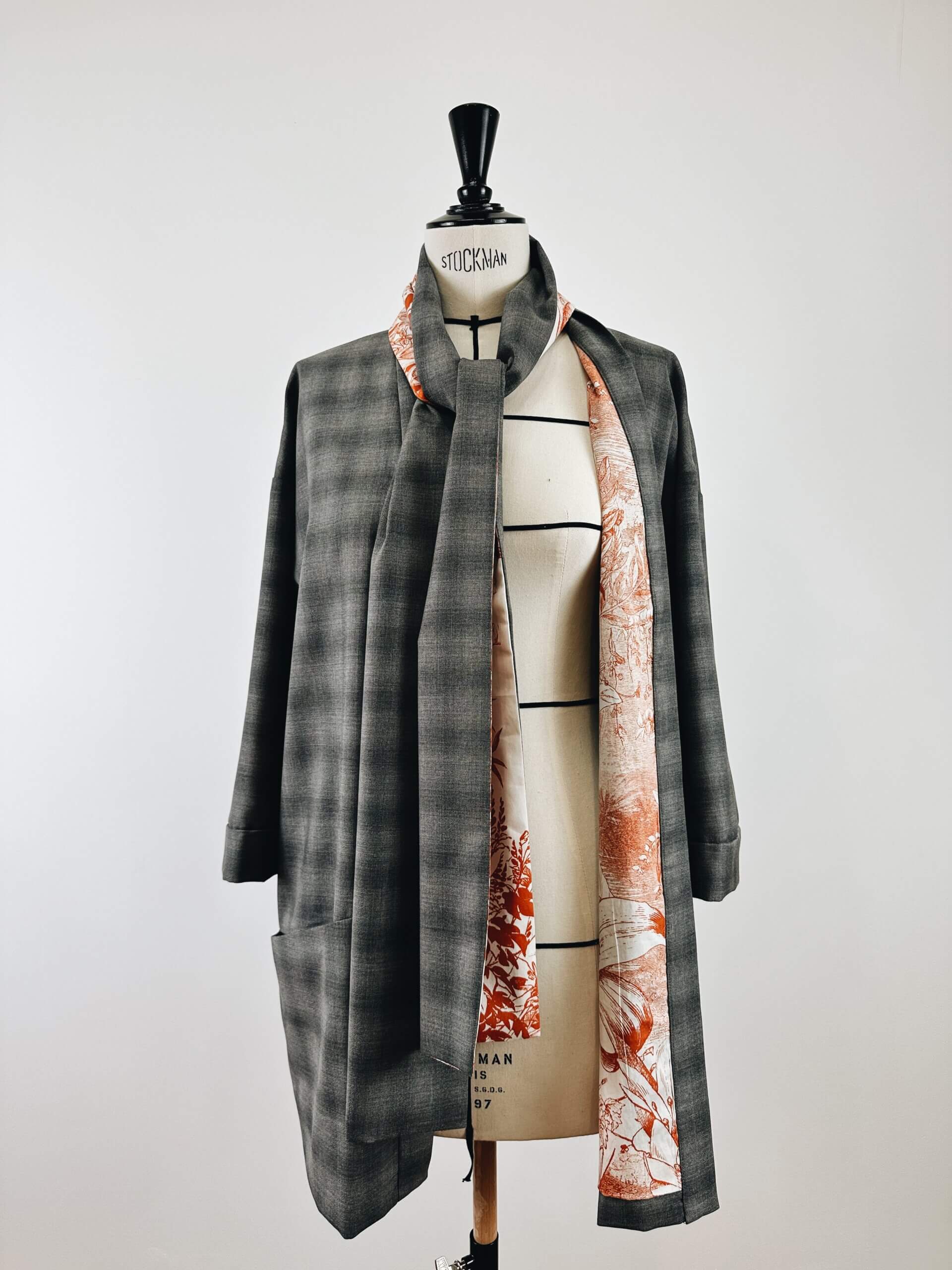 ALTAIR – KIMONO-VESTE en velours ou laine - Image 17