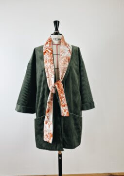 ALTAIR – KIMONO-VESTE en velours ou laine