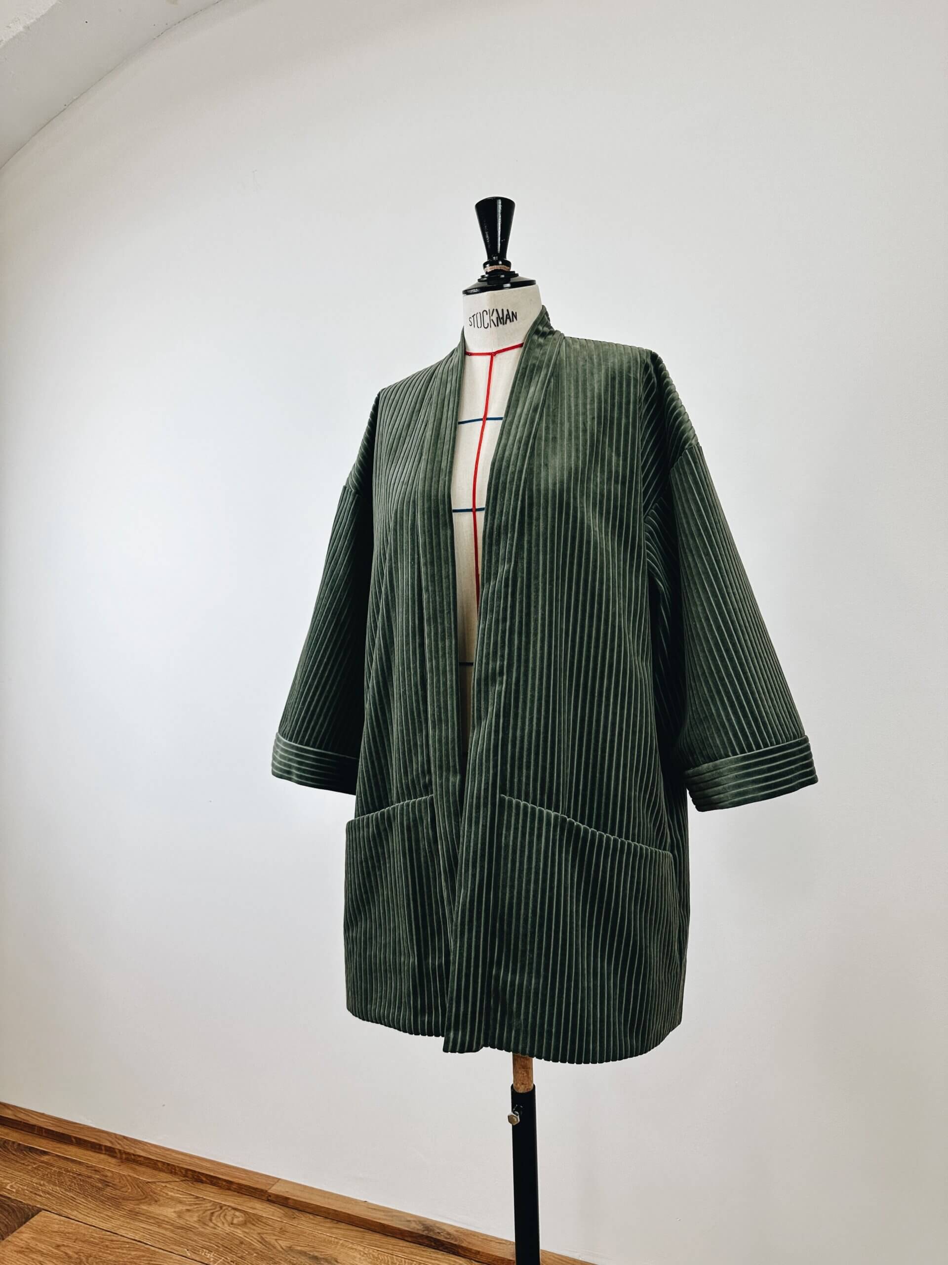 ALTAIR – KIMONO-VESTE en velours ou laine - Image 5